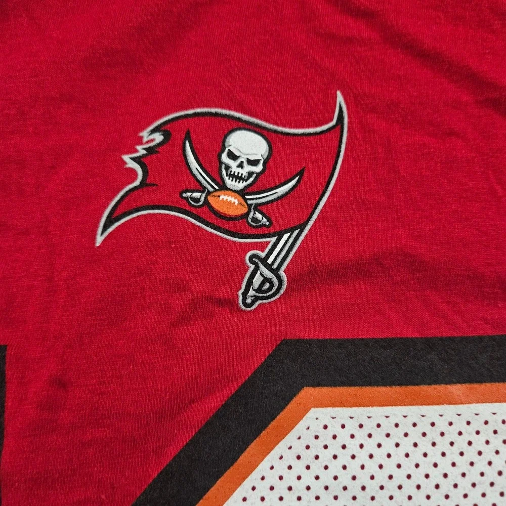 Nike NFL Tampa Bay Buccaneers Tom Brady 12 Red TShirt Mens XL The‎ Nike Tee